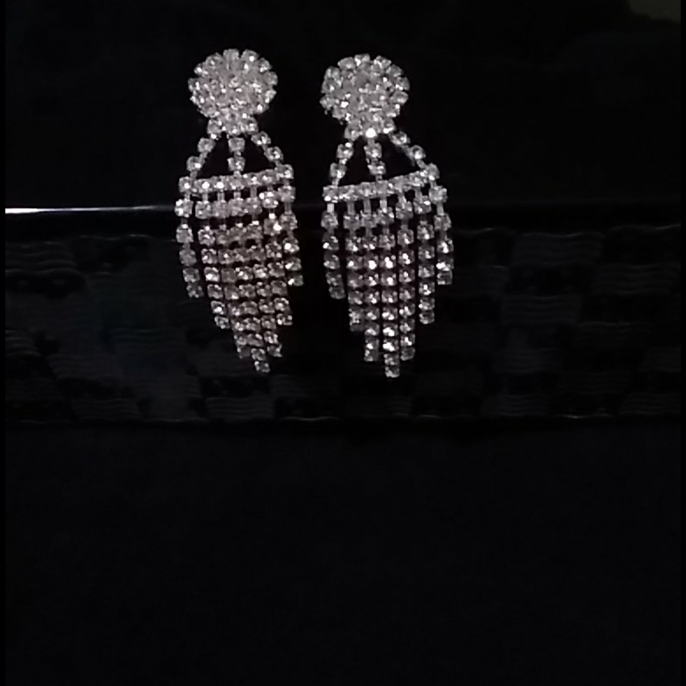 Faux Diamond Earrings